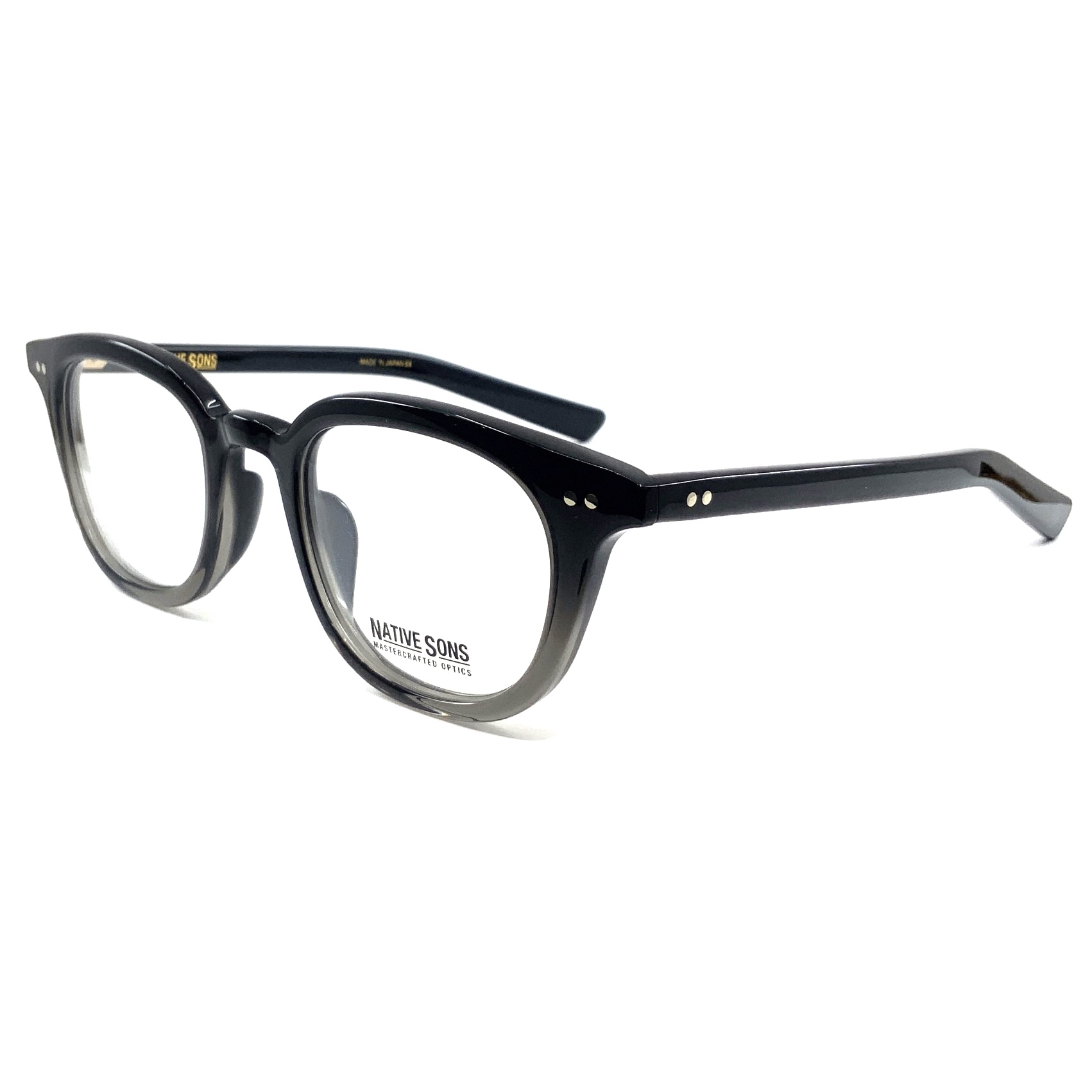 〈SIZE48〉眼鏡　アイウェア　ネイティブサンズ　ゲレロ　ブラック　フェード